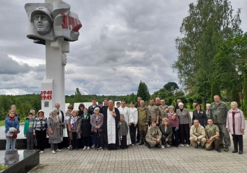 День памяти и скорби в деревне Рыбки Сафоновского округа