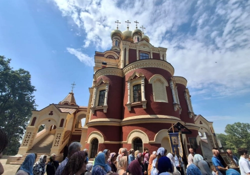 Престольный праздник Тихвинской иконы Божией Матери в селе Высокое, Новодугинского района