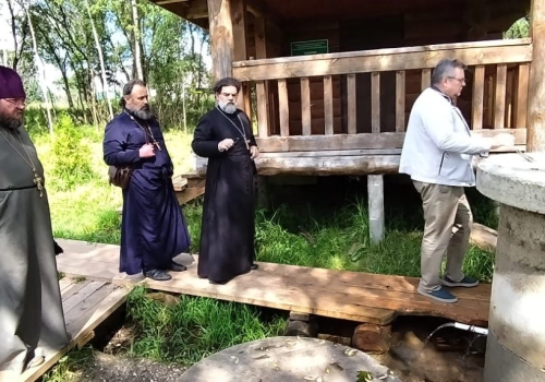 Состоялась рабочая встреча благочинного Гагаринского округа в селе Темкино