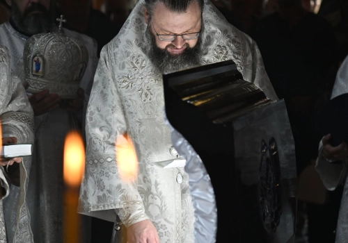 Митрополит Исидор совершил чин отпевания новопреставленного Виктора Кузьмича Черткова