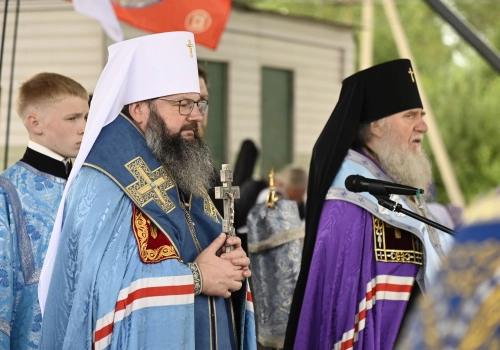 Встреча XXI Международного Одигитриевского крестного хода на границе с Республикой Беларусь