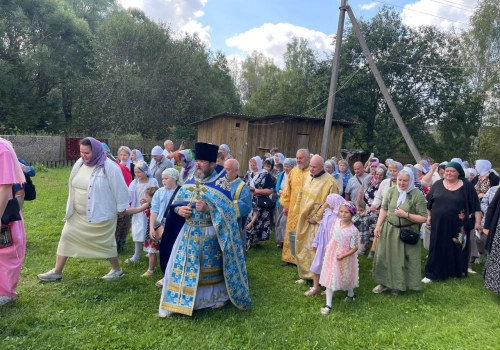 Престольный праздник в честь Смоленской иконы Божией Матери Одигитрии в деревне Темкино