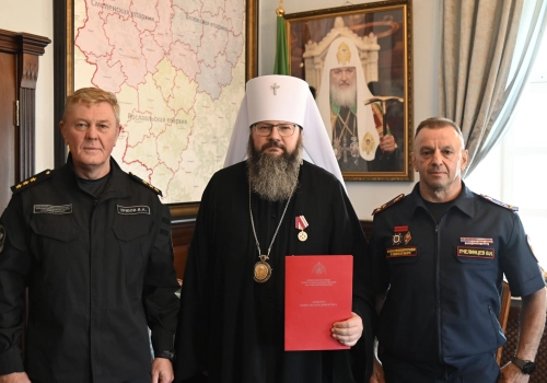 Состоялась встреча митрополита Исидора и генерала-полковника Владислава Александровича Ершова