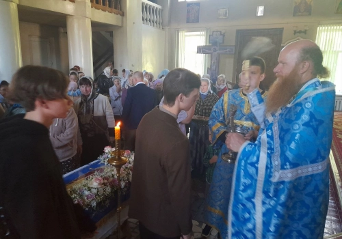 Молебен для учащихся перед началом нового учебного года