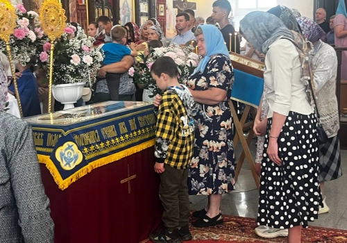 В Благовещенском соборе г. Гагарин состоялся молебен на начало нового учебного года