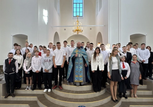 В Новодугинском районе освятили начало нового учебного года