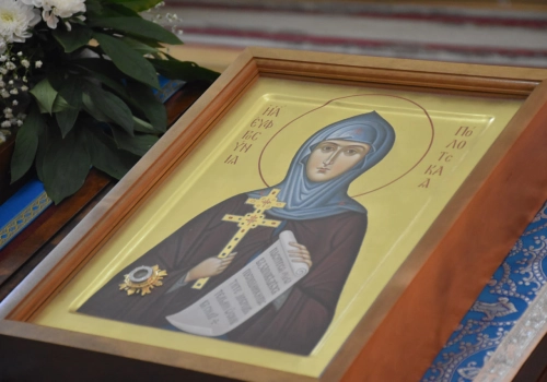 В город Сычёвка прибыла икона с мощами преподобной Евфросинии Полоцкой