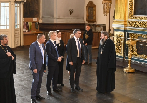 Успенский кафедральный собор посетил ректор РАНХиГС