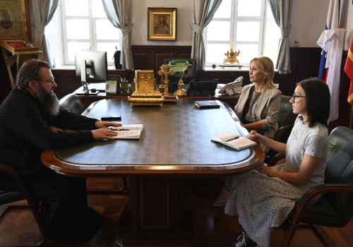 Состоялась встреча митрополита Исидора и руководителя РО МОО «Союз православных женщин»