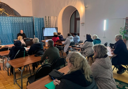 В храме Введения Пресвятой Богородицы состоялось очередное занятие Библейской группы