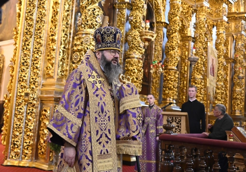 Митрополит Исидор совершил богослужение в Неделю 16-ю по Пятидесятнице