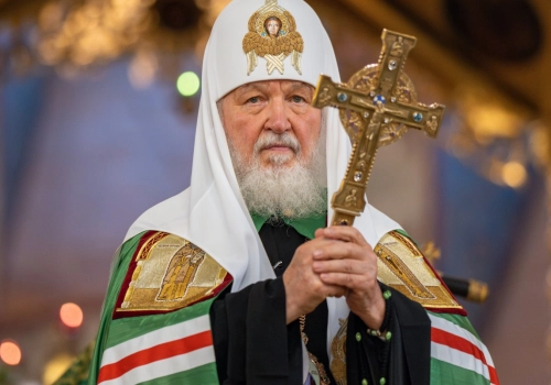 В день преставления преподобного Сергия, игумена Радонежского, чудотворца, архипастырь сослужил Святейшему Патриарху Московскому и всея Руси Кириллу