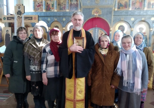 Поздравление с Днём пожилого человека в храме Равноапостольного Князя Владимира с. Токарёво