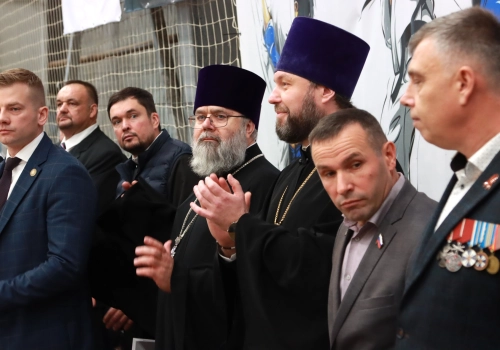 Митрополит Исидор принял участие в открытии соревнований по борьбе дзюдо в г. Ярцево