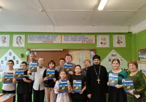 Встреча с учащимися школы д. Царёво-Займище