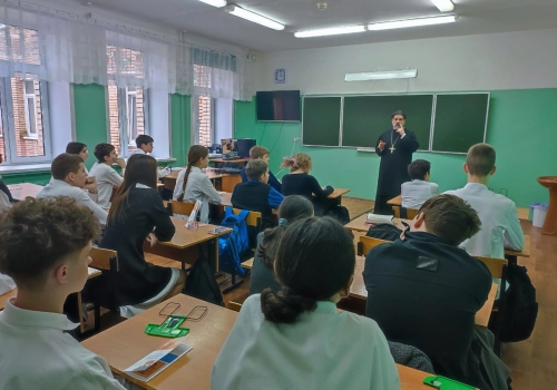 Встреча с учащимися «Средней школы № 1 им. Ю.А. Гагарина»