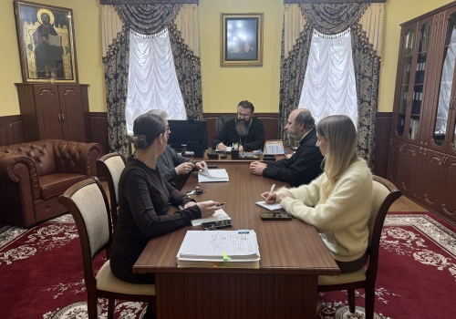 Состоялась рабочая встреча митрополита Исидора с сотрудниками Вяземской епархии