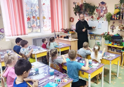 Творческое занятие в детском саду №5 г. Вязьмы