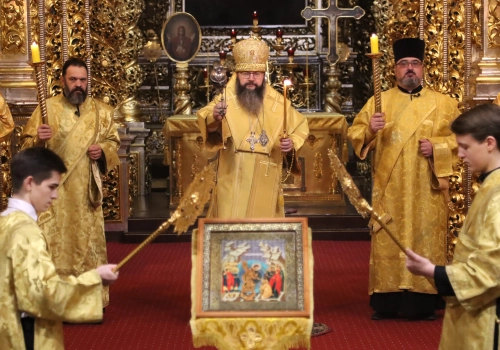 Митрополит Исидор возглавил Всенощное бдение в канун 23-й Недели по Пятидесятнице