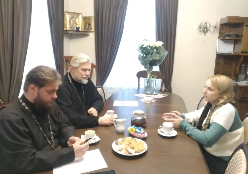 Рабочая встреча духовенства с координатором Гагаринского района по взаимодействию с семьями участников СВО