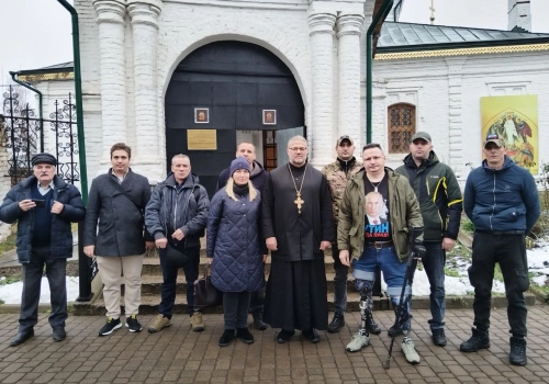 Встреча благочинного Вяземского округа с участниками СВО