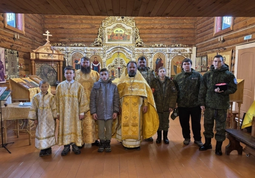 Встреча с молодежью в храме Илии Пророка в с. Тёмкино