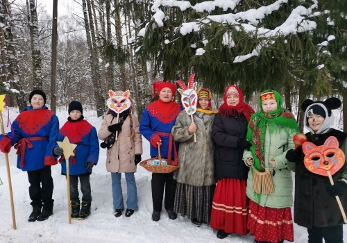 Праздничная программа «Пришла Коляда» прошла в Прудковском сельском поселении Сафоновского районе