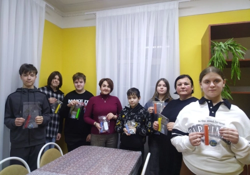 В рамках проекта «Серафимово подворье» волонтёры поздравили подопечных с Крещением Господним