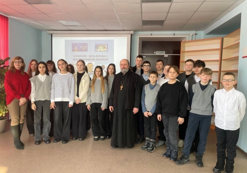 Священник принял участие в мероприятии, посвященном дню борьбы с ненормативной лексикой