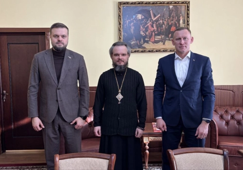 Состоялась рабочая встреча епископа Алексия с депутатом Госдумы Артёмом Туровым