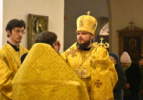 Владыка Алексий совершил всенощное бдение в канун Недели о блудном сыне