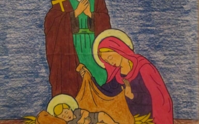 Родился Иисус. Видякин Матвей, колледж.