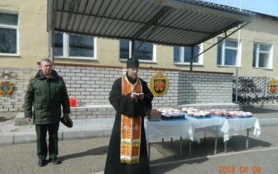 Пасхальное поздравление воинов Вяземского гарнизона