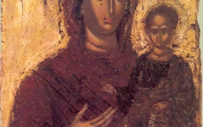 Богоматерь Одигитрия. Византия. Середина XV в. Частное собрание