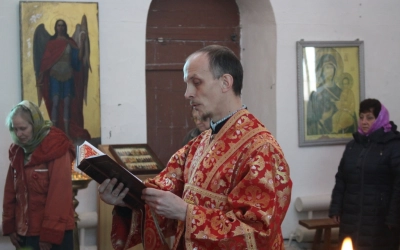 Светлая Суббота в храме Рождества Христова