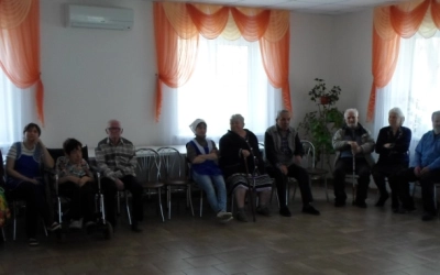 Пасхальный концерт в Доме пожилого человека села Дугино