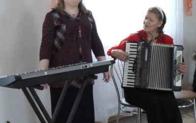 Пасхальный концерт в Доме пожилого человека села Дугино