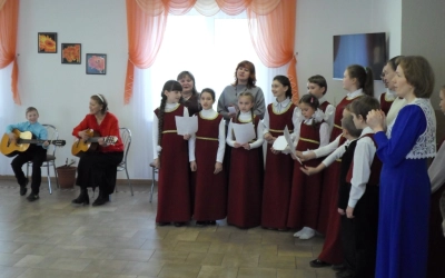 Пасхальный концерт в Доме пожилого человека села Дугино