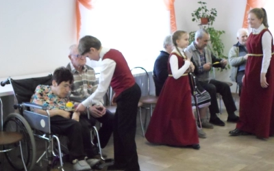 Пасхальный концерт в Доме пожилого человека села Дугино