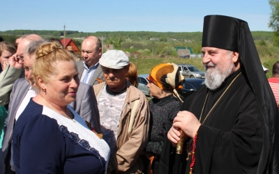 Освящение памятника в с. Знаменка