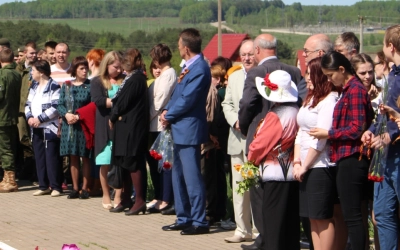 Освящение памятника в с. Знаменка