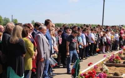 Освящение памятника в с. Знаменка