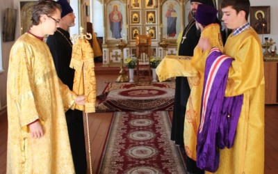 Всенощное бдение в никольском приделе