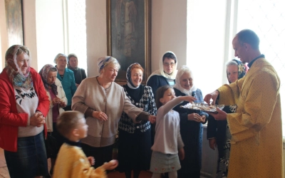 Всенощное бдение в никольском приделе