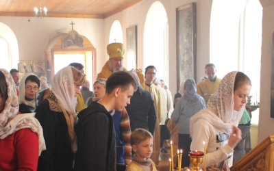 Всенощное бдение в никольском приделе