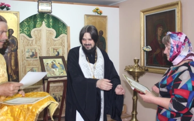 Вручение грамот в деревне Касня