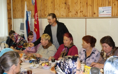 Вручение грамот в деревне Касня