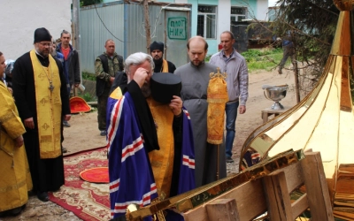 установка купола и креста