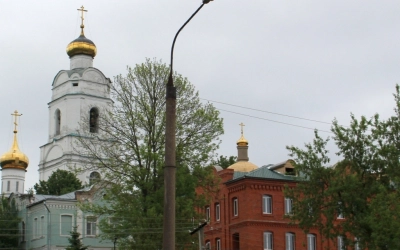 установка купола и креста