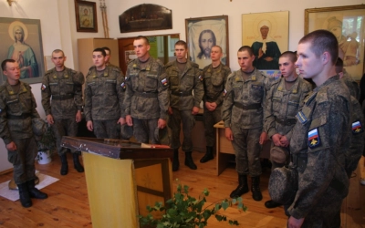 Престольный праздник в домовом храме воинской части №-41687